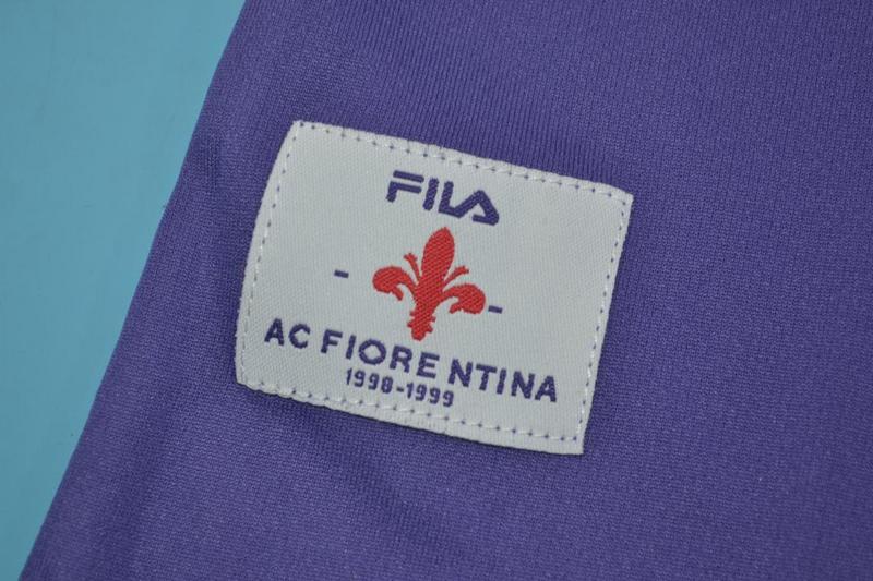 AAA(Thailand) Fiorentina 1998/99 Home Retro Soccer Jersey