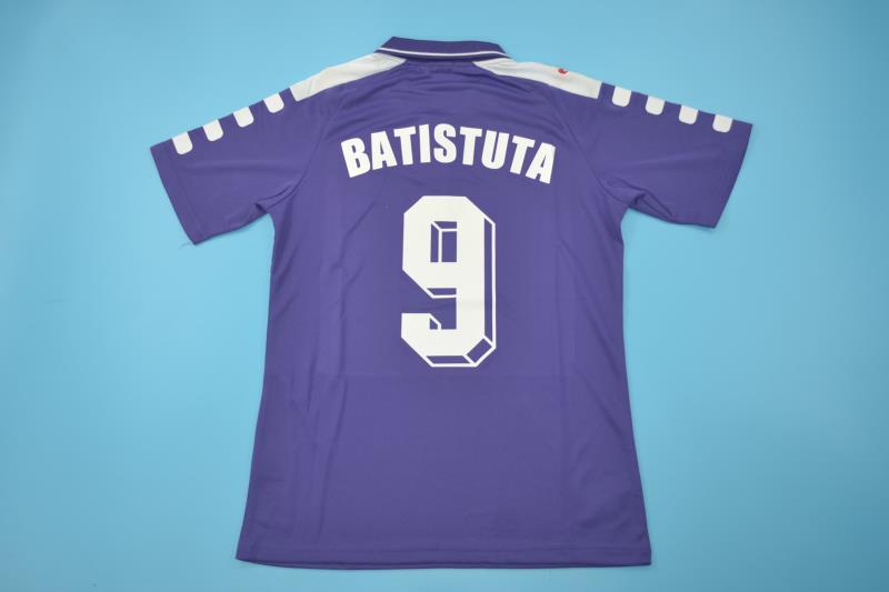 AAA(Thailand) Fiorentina 1998/99 Home Retro Soccer Jersey