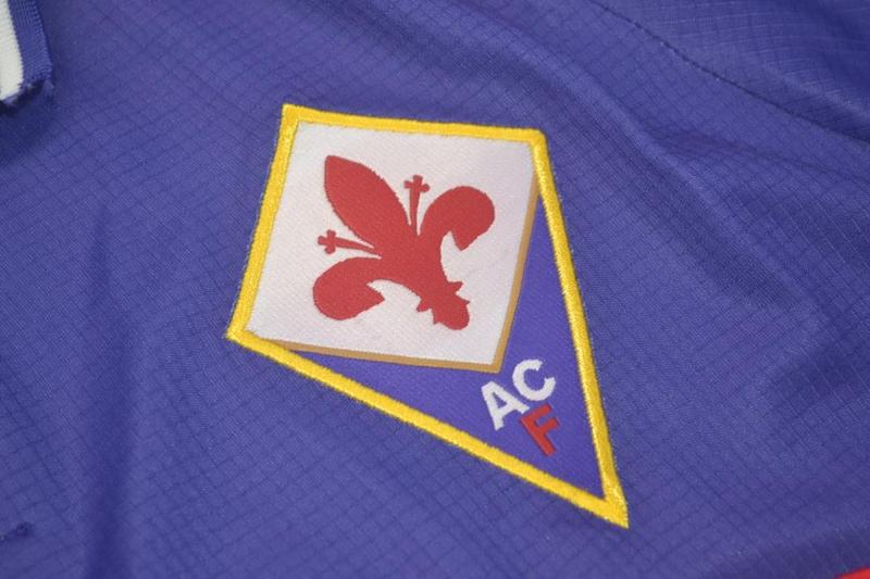 AAA(Thailand) Fiorentina 1998/99 Home Retro Soccer Jersey(L/S)