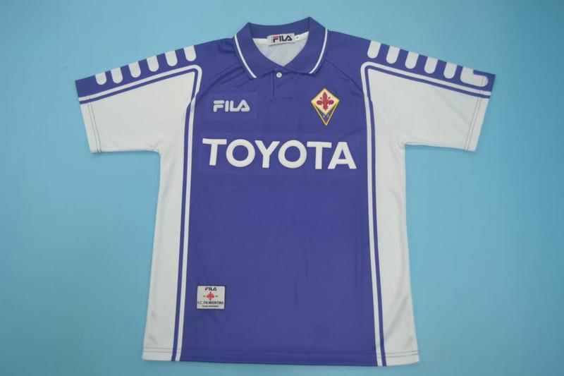 AAA(Thailand) Fiorentina 1999/00 Home Retro Soccer Jersey