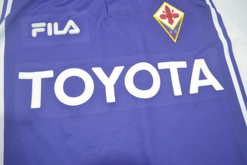 AAA(Thailand) Fiorentina 1999/00 Home Retro Soccer Jersey