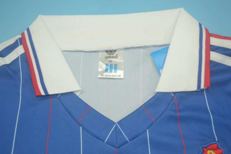 AAA(Thailand) France 1982 Home Retro Soccer Jersey