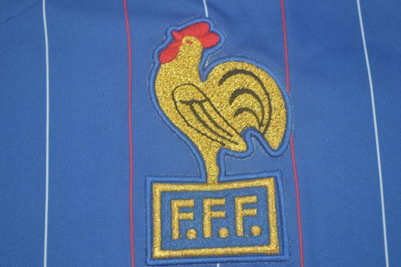 AAA(Thailand) France 1982 Home Retro Soccer Jersey