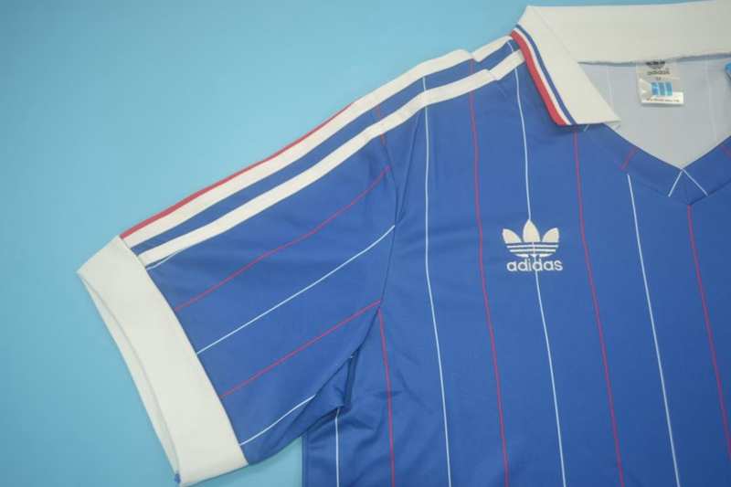 AAA(Thailand) France 1982 Home Retro Soccer Jersey