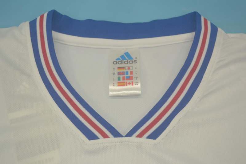 AAA(Thailand) France 1996 Away Retro Soccer Jersey