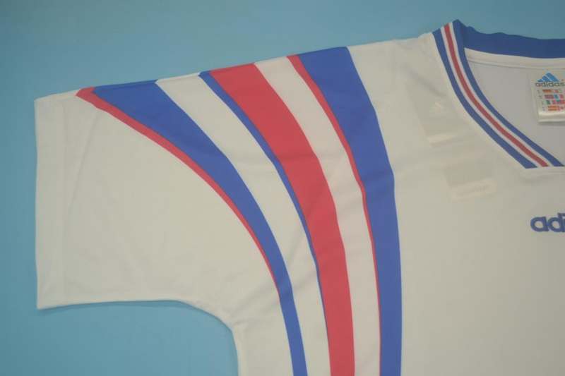 AAA(Thailand) France 1996 Away Retro Soccer Jersey