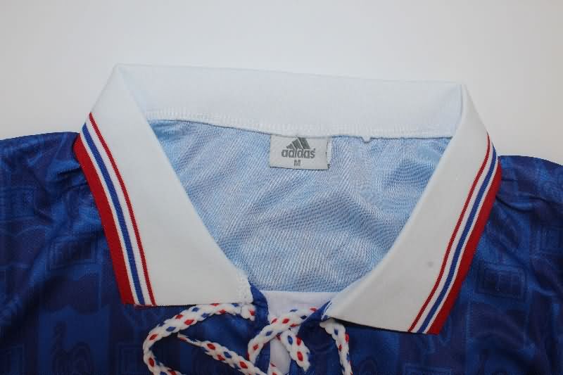 AAA(Thailand) France 1996 Home Retro Soccer Jersey