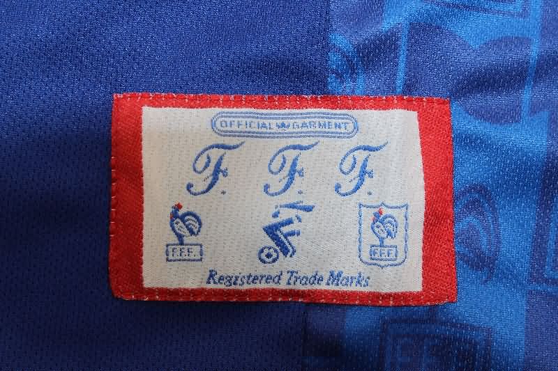 AAA(Thailand) France 1996 Home Retro Soccer Jersey