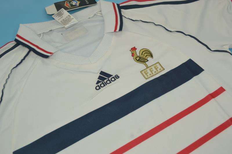 AAA(Thailand) France 1998 Away Retro Soccer Jersey