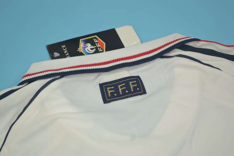 AAA(Thailand) France 1998 Away Retro Soccer Jersey