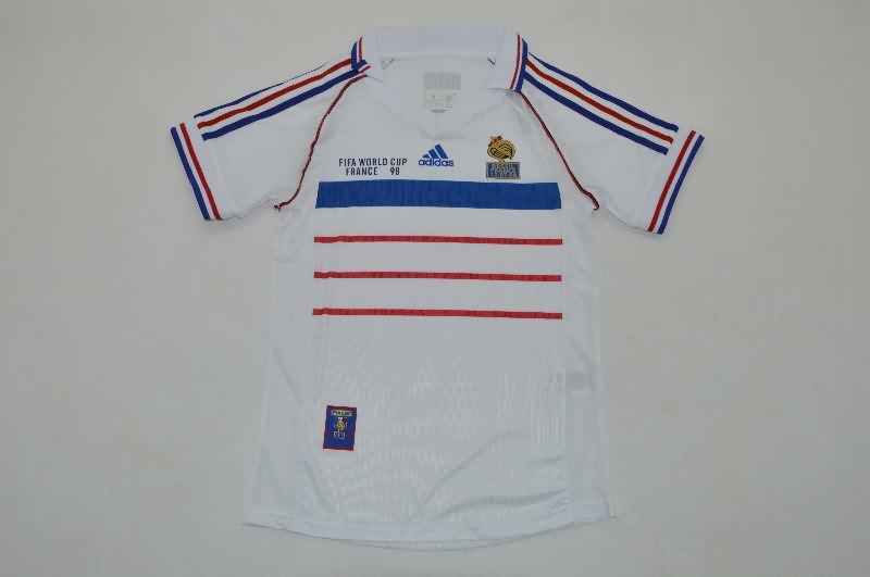 AAA(Thailand) France 1998 Away Retro Soccer Jersey (Player) AAA(Thailand) France 1998 Away Retro Soccer Jersey (Player)