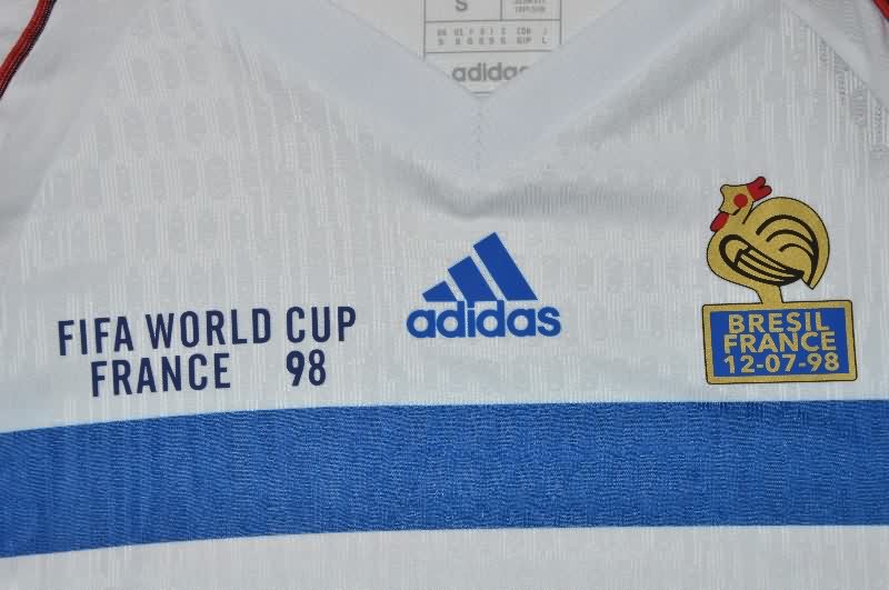 AAA(Thailand) France 1998 Away Retro Soccer Jersey (Player)