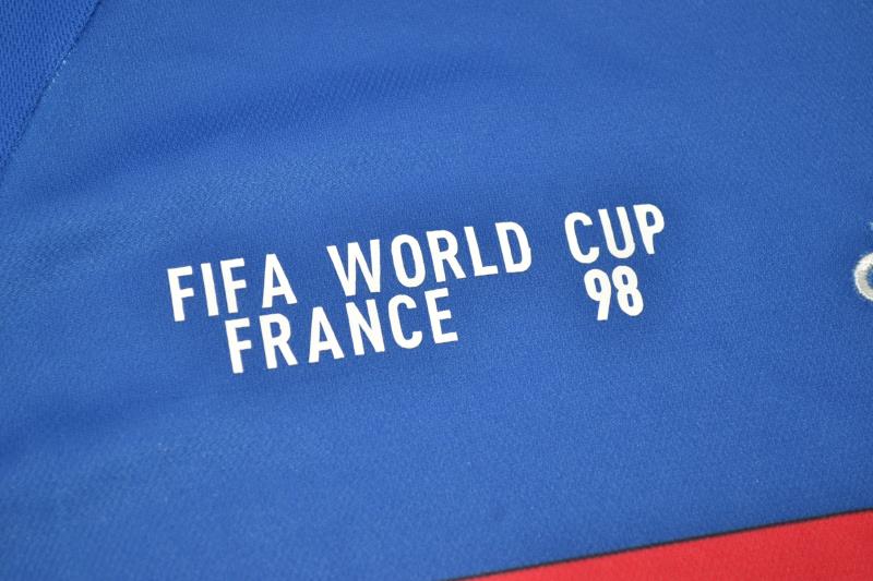 AAA(Thailand) France 1998 Home Retro Soccer Jersey