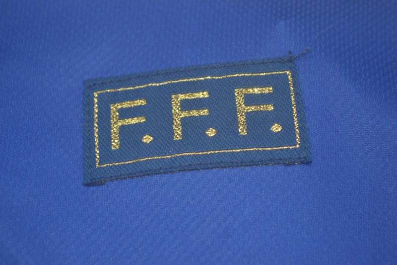 AAA(Thailand) France 1998 Home Retro Soccer Jersey(L/S)