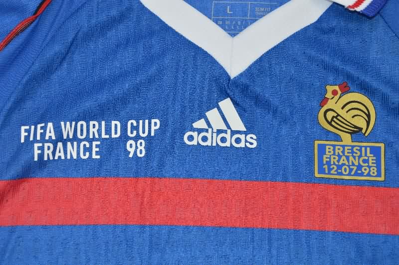 AAA(Thailand) France 1998 Home Retro Soccer Jersey (Player)