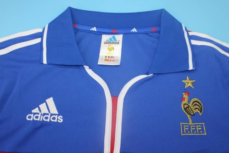 AAA(Thailand) France 2000 Home Retro Soccer Jersey