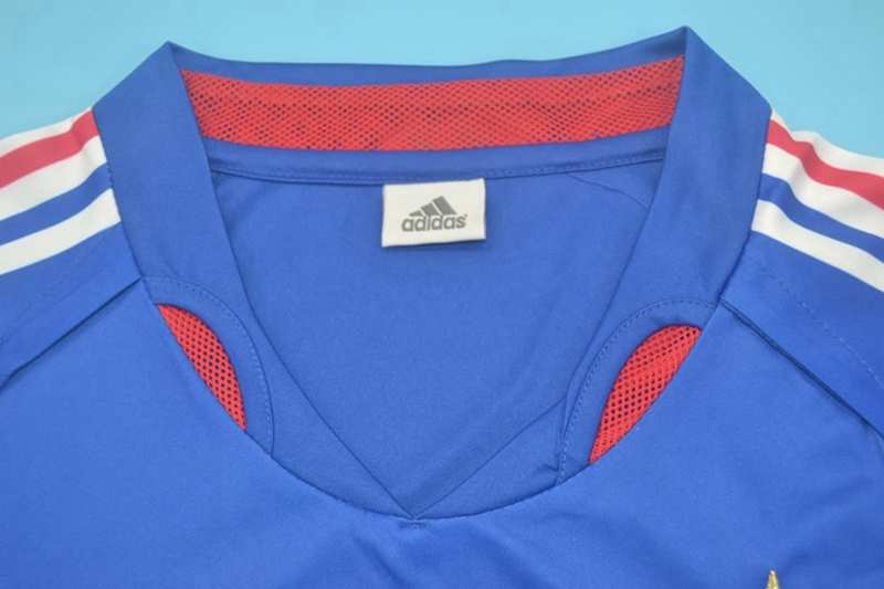 AAA(Thailand) France 2004 Home Retro Soccer Jersey