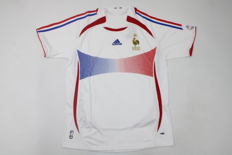 AAA(Thailand) France 2006 Away Retro Soccer Jersey