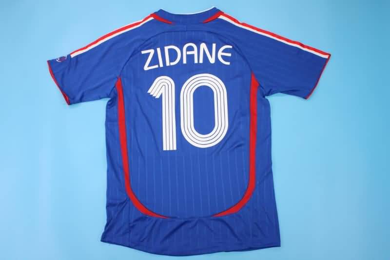 AAA(Thailand) France 2006 Home Retro Soccer Jersey