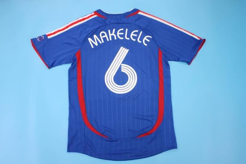 AAA(Thailand) France 2006 Home Retro Soccer Jersey