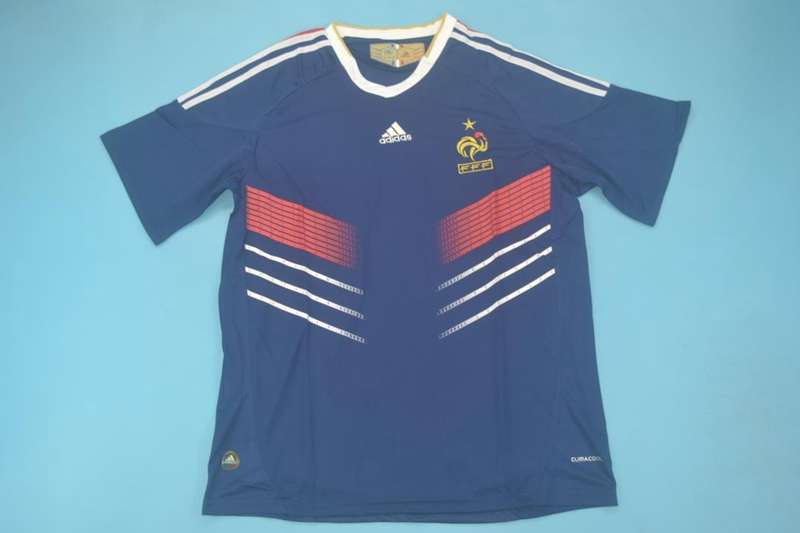 AAA(Thailand) France 2010 Home Retro Soccer Jersey