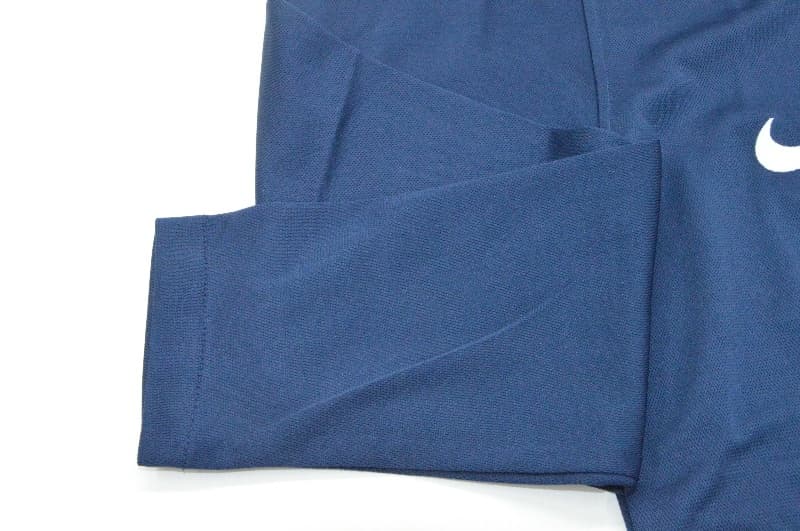 AAA(Thailand) France 2014 Home Retro Long Sleeve Soccer Jersey