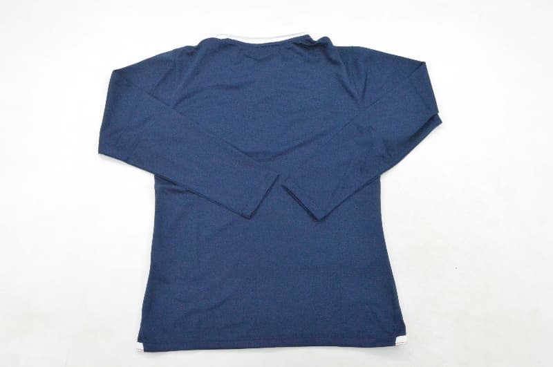 AAA(Thailand) France 2014 Home Retro Long Sleeve Soccer Jersey
