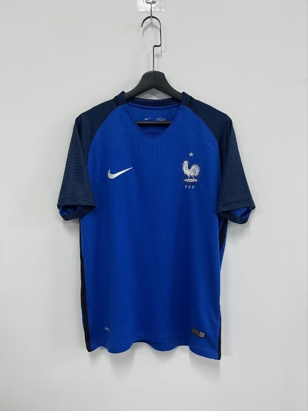 AAA(Thailand) France 2016 Home Retro Soccer Jersey AAA(Thailand) France 2016 Home Retro Soccer Jersey