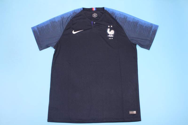 AAA(Thailand) France 2018 Home Retro Soccer Jersey (2 Star)