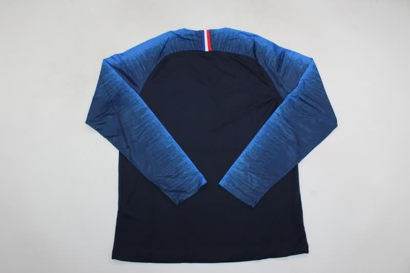 AAA(Thailand) France 2018 Home Long Sleeve Retro Soccer Jersey