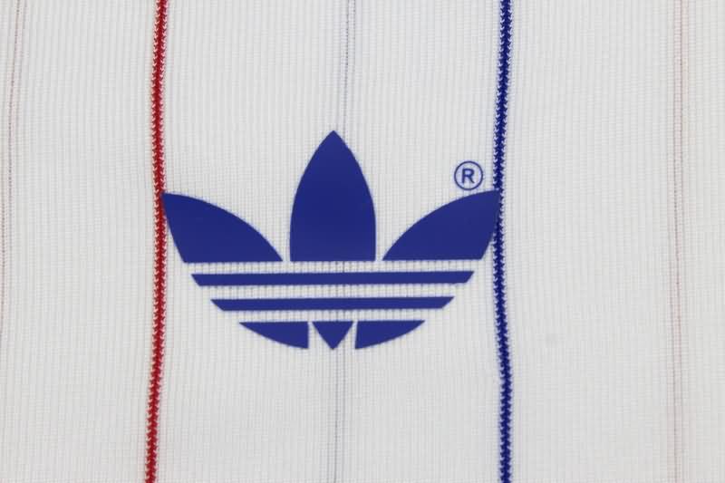 AAA(Thailand) France 1980/82 Away Long Sleeve Retro Soccer Jersey