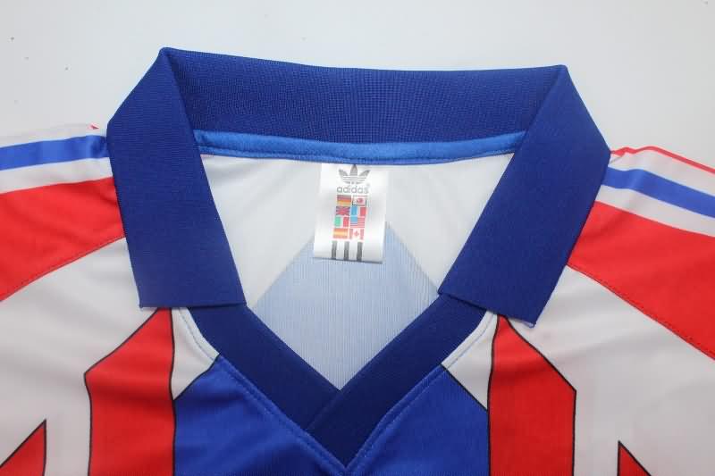 AAA(Thailand) France 1990/92 Home Retro Soccer Jersey