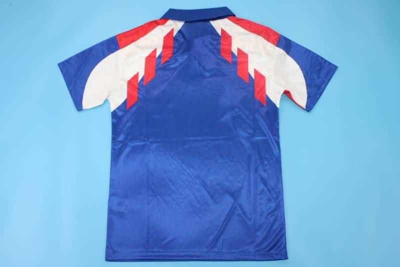 AAA(Thailand) France 1990/92 Home Retro Soccer Jersey