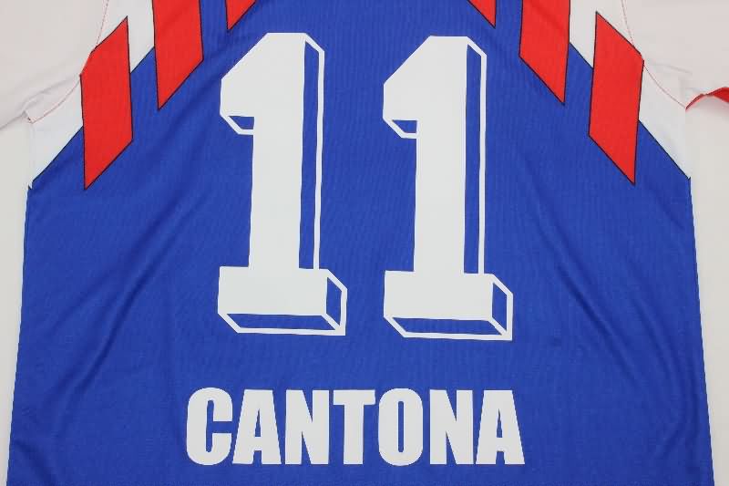 AAA(Thailand) France 1992/94 Home Retro Soccer Jersey