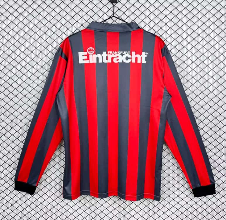 AAA(Thailand) Frankfurt 1991/92 Home Retro Long Sleeve Soccer Jersey