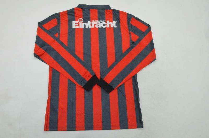 AAA(Thailand) Frankfurt 1991/92 Home Retro Long Sleeve Soccer Jersey