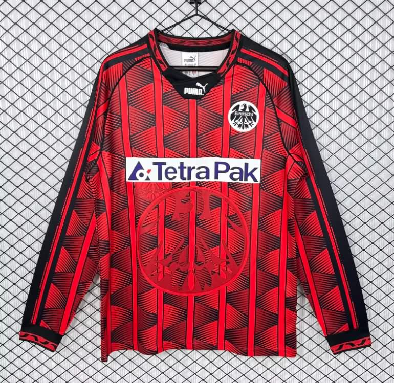 AAA(Thailand) Frankfurt 1995/96 Home Retro Long Sleeve Soccer Jersey AAA(Thailand) Frankfurt 1995/96 Home Retro Long Sleeve Soccer Jersey