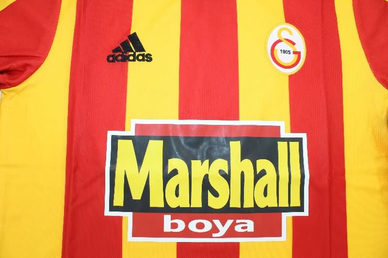 AAA(Thailand) Galatasaray 1999/00 Home Long Sleeve Retro Soccer Jersey
