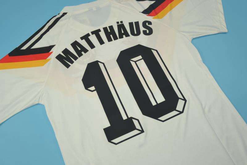 AAA(Thailand) Germany 1990 Home Retro Soccer Jersey