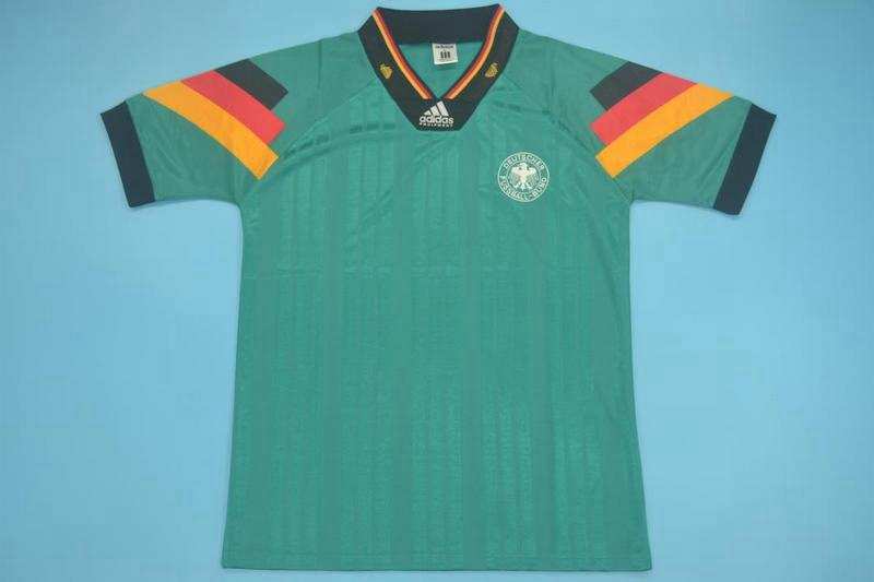 AAA(Thailand) Germany 1992 Away Retro Soccer Jersey