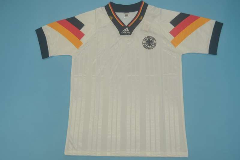 AAA(Thailand) Germany 1992 Home Retro Soccer Jersey