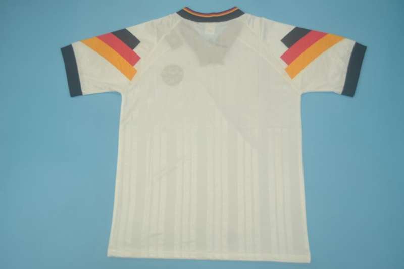 AAA(Thailand) Germany 1992 Home Retro Soccer Jersey