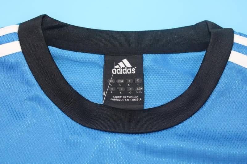 AAA(Thailand) Germany 2002 Goalkeeper Black Blue Long Retro Soccer Jersey