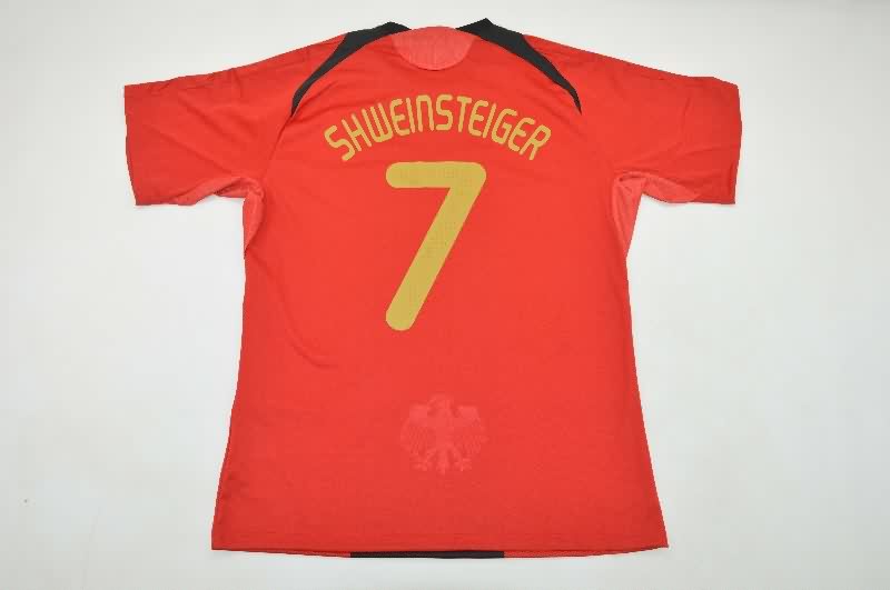 AAA(Thailand) Germany 2008 Away Retro Soccer Jersey