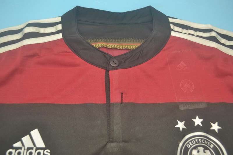 AAA(Thailand) Germany 2014 Away Retro Soccer Jersey(Player)