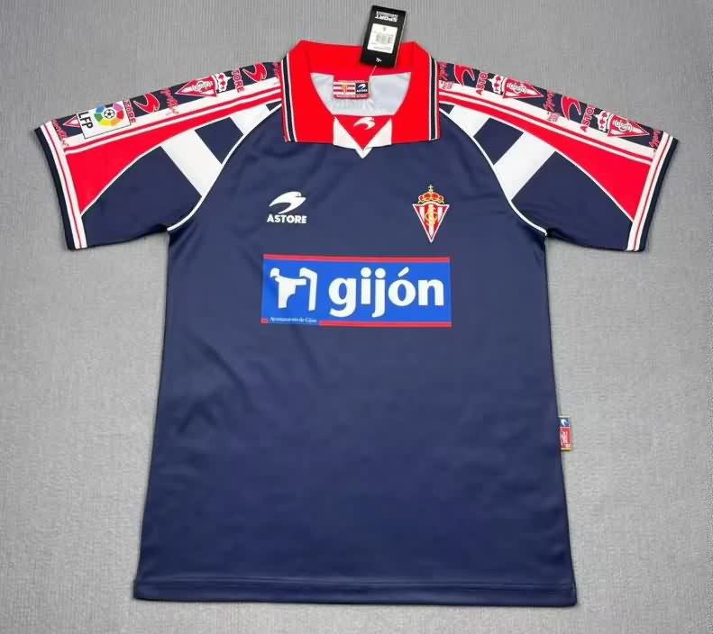 AAA(Thailand) Gijon 1999/00 Away Retro Soccer Jersey AAA(Thailand) Gijon 1999/00 Away Retro Soccer Jersey