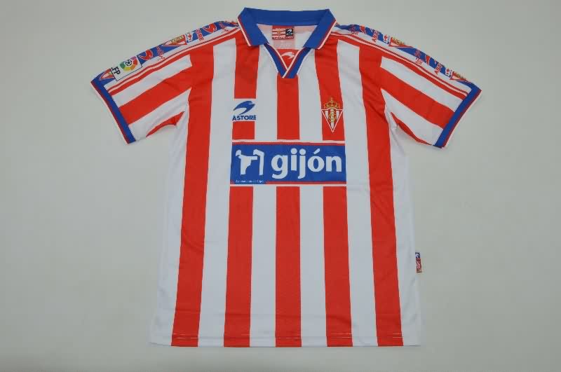 AAA(Thailand) Gijon 1999/00 Home Retro Soccer Jersey AAA(Thailand) Gijon 1999/00 Home Retro Soccer Jersey