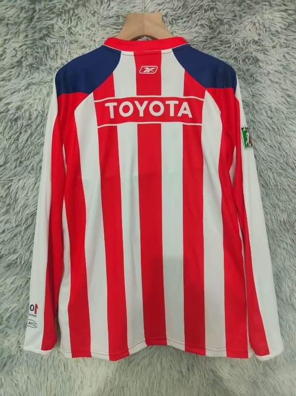 AAA(Thailand) Guadalajara 2006/07 Home Long Sleeve Retro Soccer Jersey