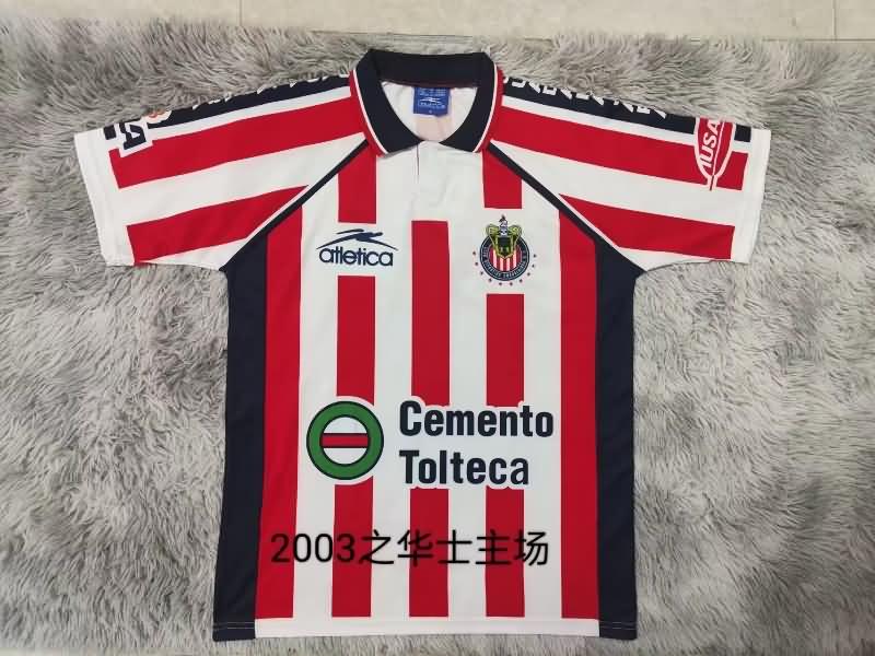 AAA(Thailand) Guadalajara 2003 Home Retro Soccer Jersey