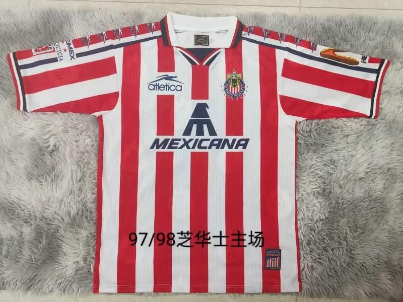 AAA(Thailand) Guadalajara 1997/98 Home Retro Soccer Jersey